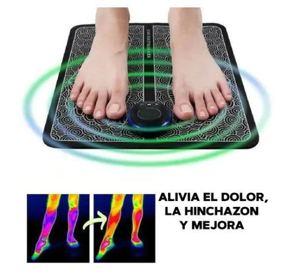 Masajeador de Pies USB Portátil PACK 2 UND– EMS, 6 Modos y 9 Intensidades