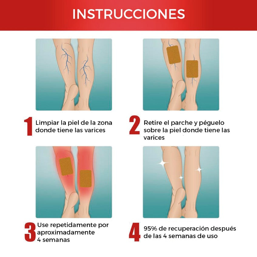 PARCHES PARA VENAS VARICES